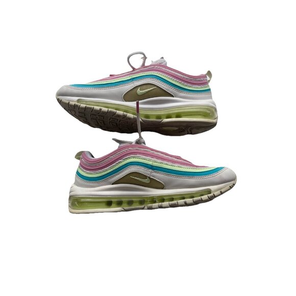 Nike Air Max 97 Easter 2020 Women's Running Shoes SZ 7.5 White/Pink, CW7017-100
